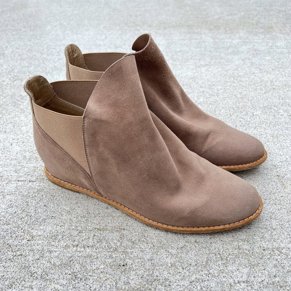 Stuart Weitzman Hidden Wedge Booties - image 1